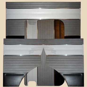 VW Bus Late Bay T2b passenger compartment panel set 8/70 - 79